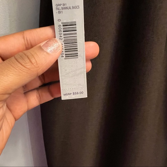 Chocolate Brown Kick Pleat Skirt - Picture 4 of 4